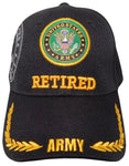 U.S. Army Cap Retired 3D Embroidered
