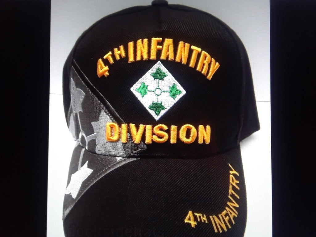 U.S. Army 4TH ID Cap/Hat 3D Embroidered