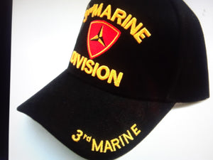 Cap/Hat U.S. Marine Corps 3RD MD 3D Embroidered