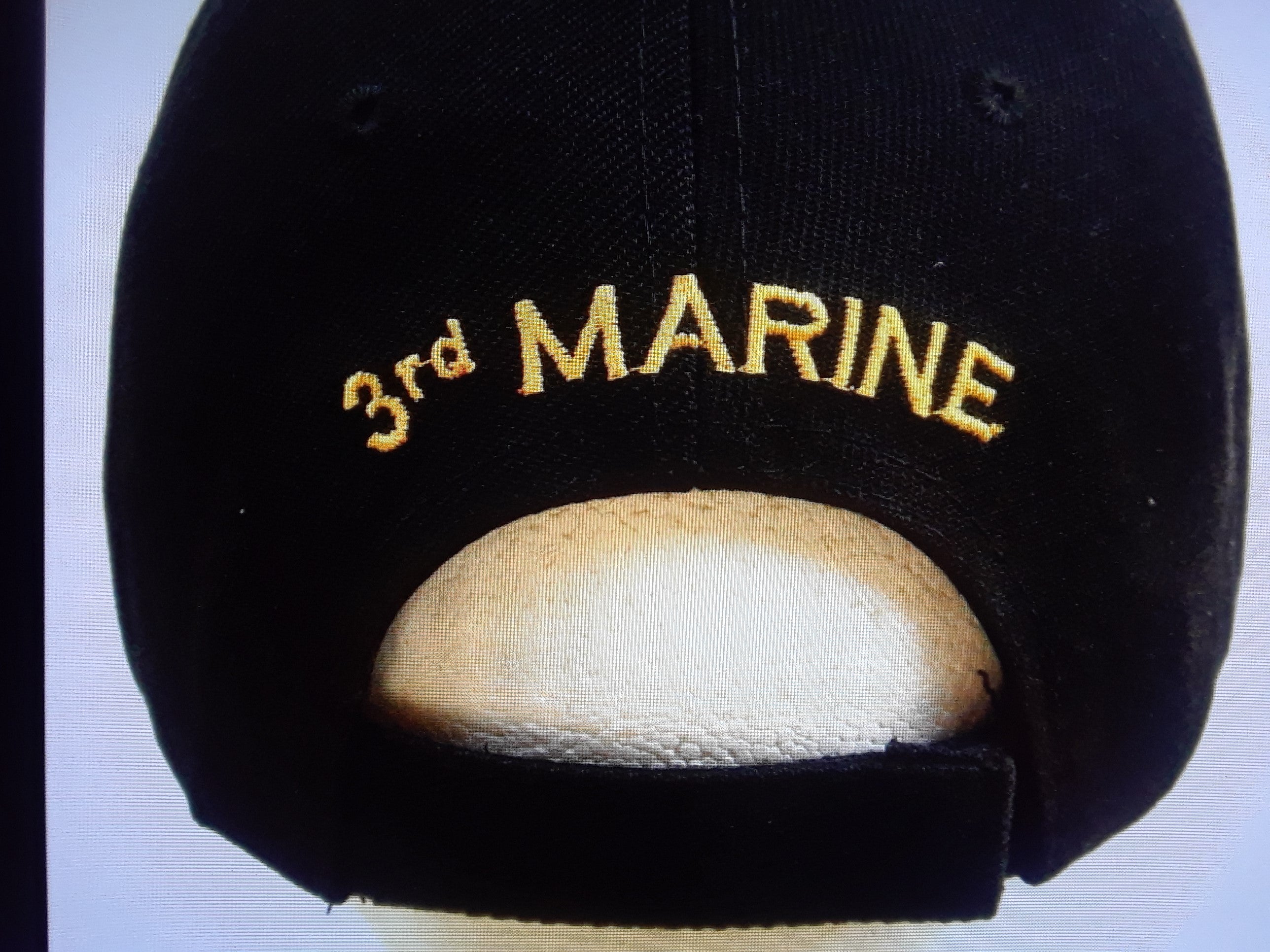 Cap/Hat U.S. Marine Corps 3RD MD 3D Embroidered