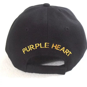 Cap/Hat U.S. Veterans Military Purple Heart 3D Embroidered