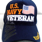 Cap/Hat U.S. Navy Veteran 3D Embroidered