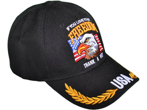 Cap/Hat U.S. Veterans Thank a Vet Cap 3D Embroidered